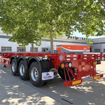 20/40ft Skeleton Semi{2}}prikolica